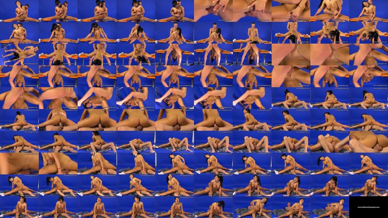 Naked young gymnasts