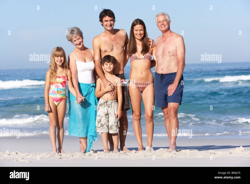 Big nudist family
