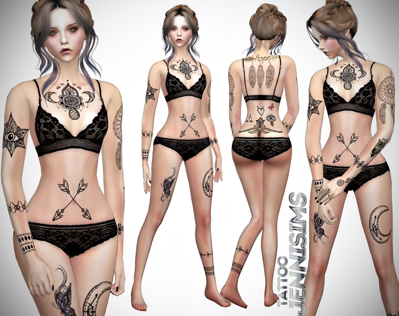 Sims 4 tattoo