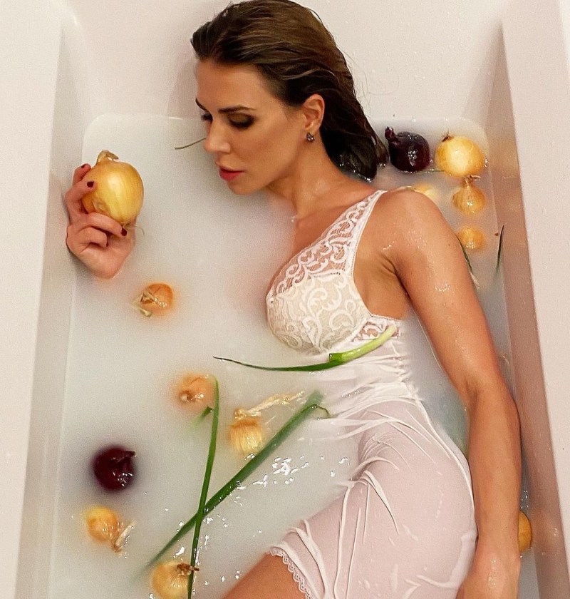 Julia Gerasimova volleyball player in bikini