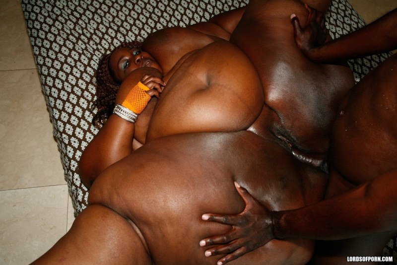 Fat wife with a black amateur