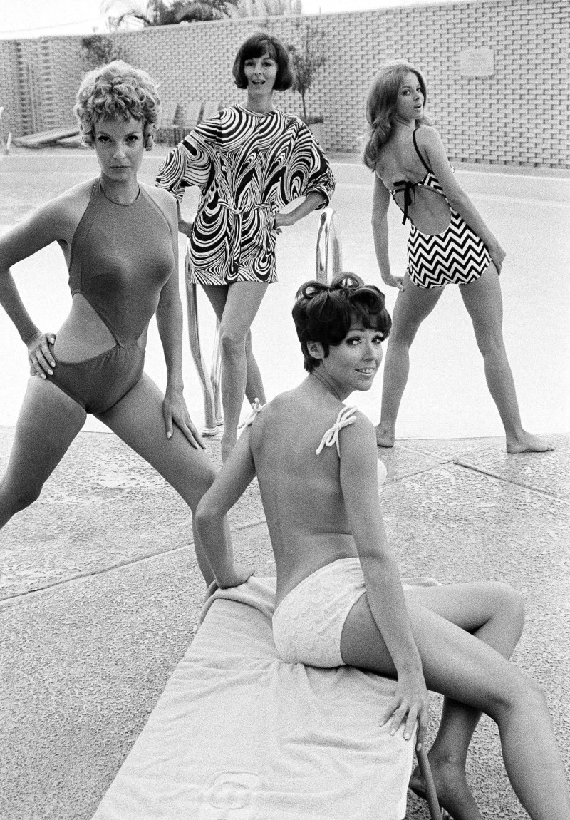 Swimsuit from the 60s gymnastic