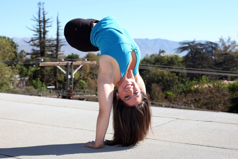 Close -up girl's face
