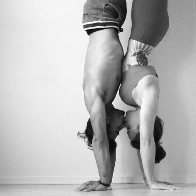 Stand on hand in pairs