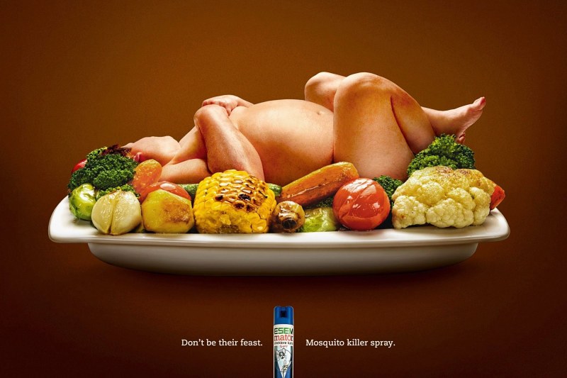 Creative food advertising