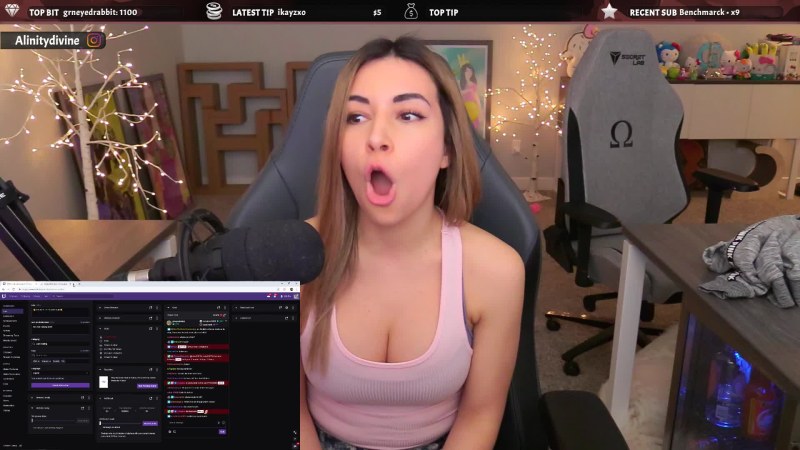 Naked Streamers Alinity Divine