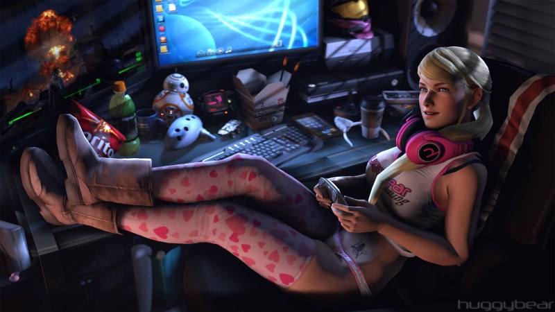 Girl Gamer Wallpaper