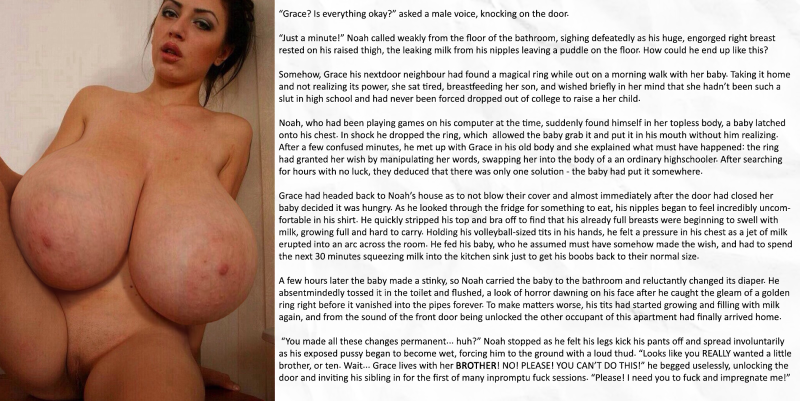 TG Caption Anime Big Tits