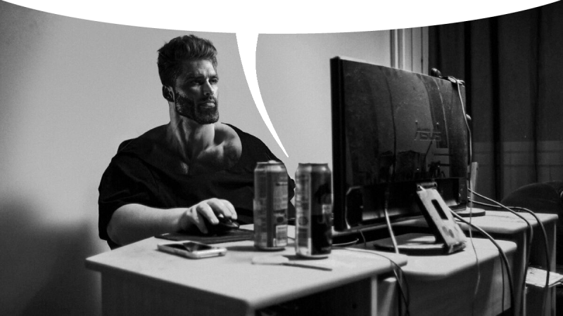 Ernest Halimov Chad at the computer