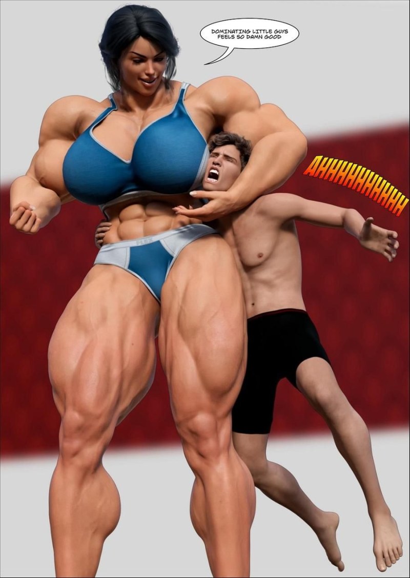 Muscular women comics