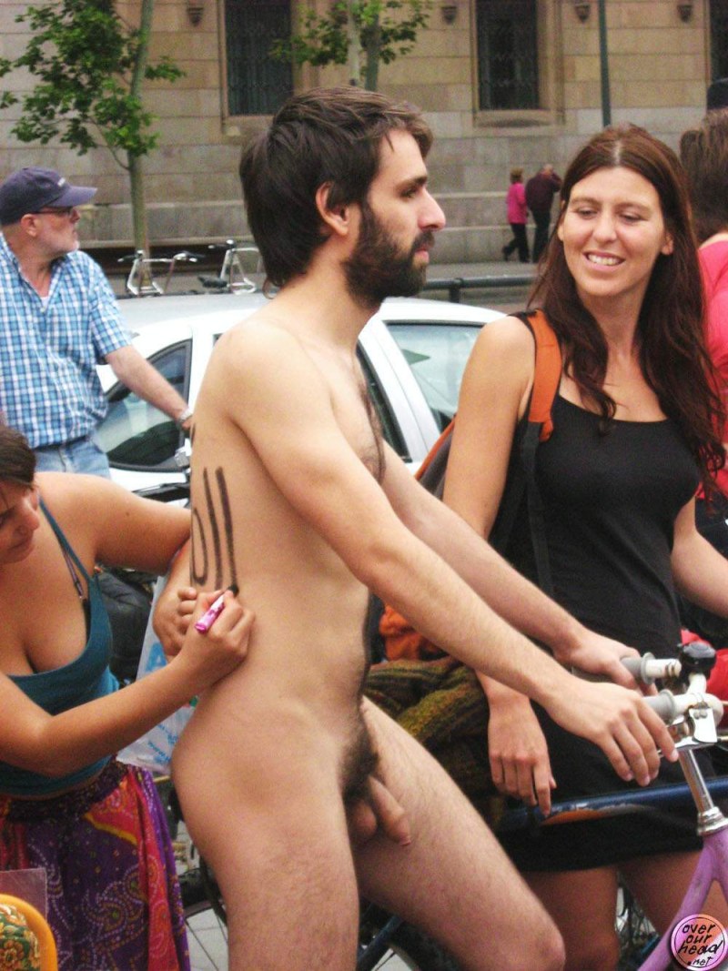 Naked men dressed women