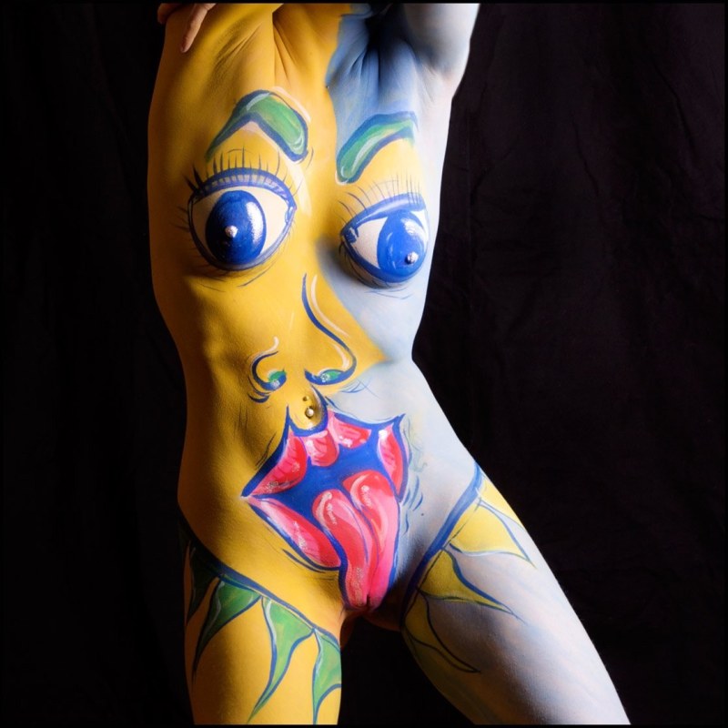 Body art festival naked