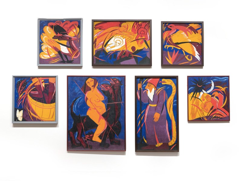 Jostovo wood painting