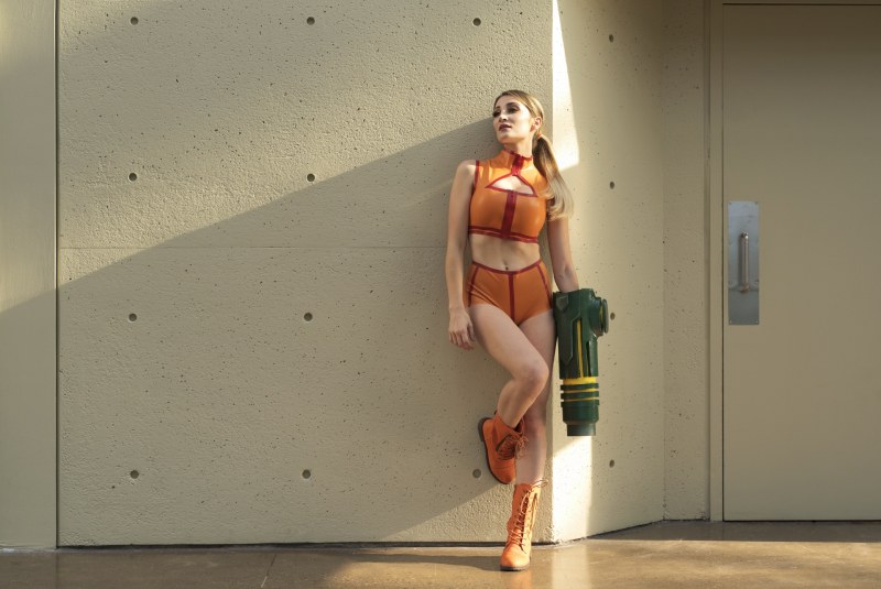 Holly lush mommy drinks tea and undresses