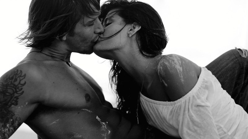 Man and woman passion