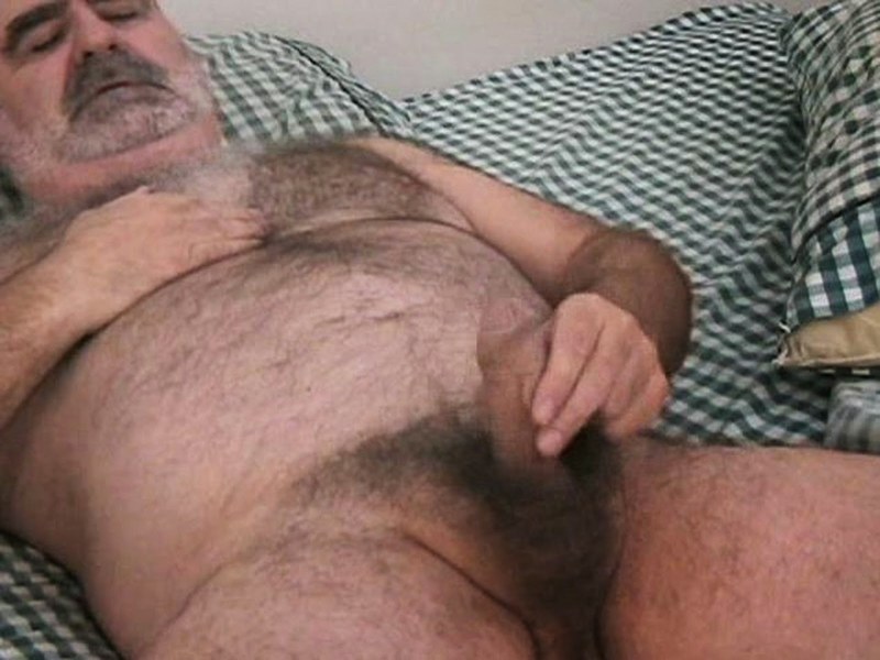 A mature man with a huge member