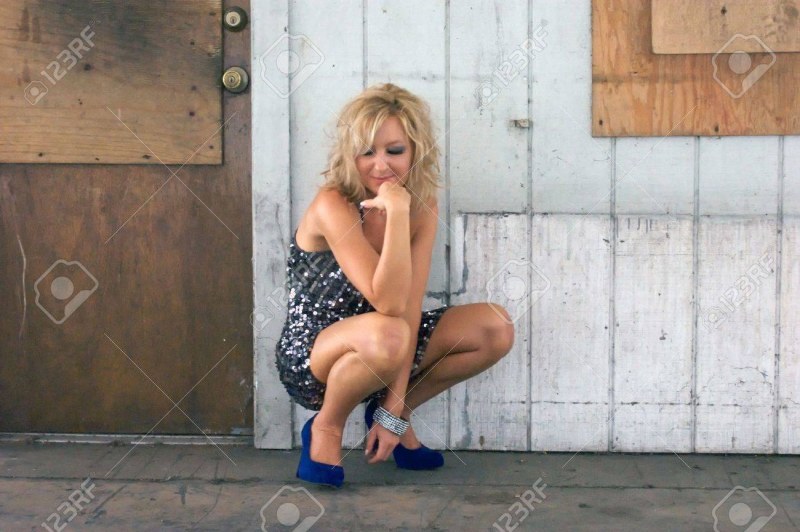 Under a skirt in adult women