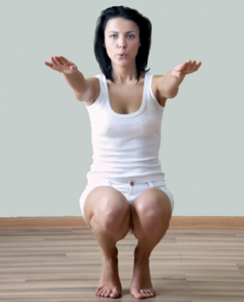 Squature woman reference