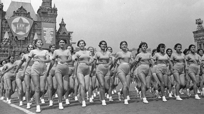 Physical Culture Parade on Red Square 1936