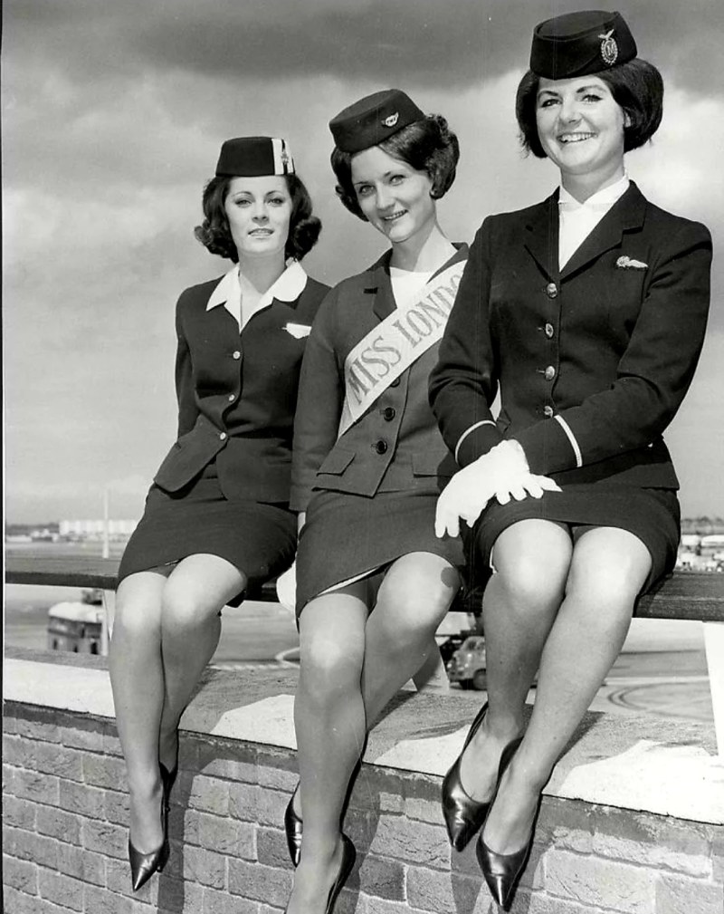 Aeroflot stewardess in the 60s