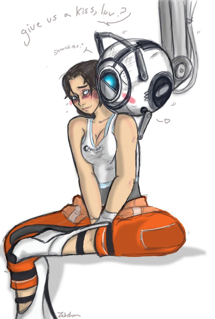 Glados and Witley from Portal 2