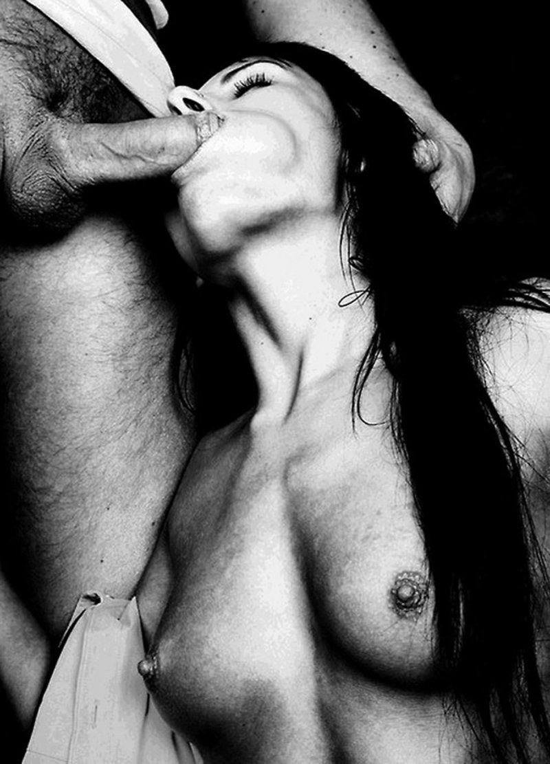 Passionate beautiful blowjob