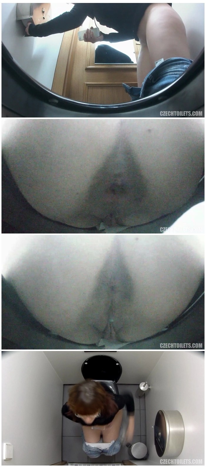 Camera in the Women's toilet train