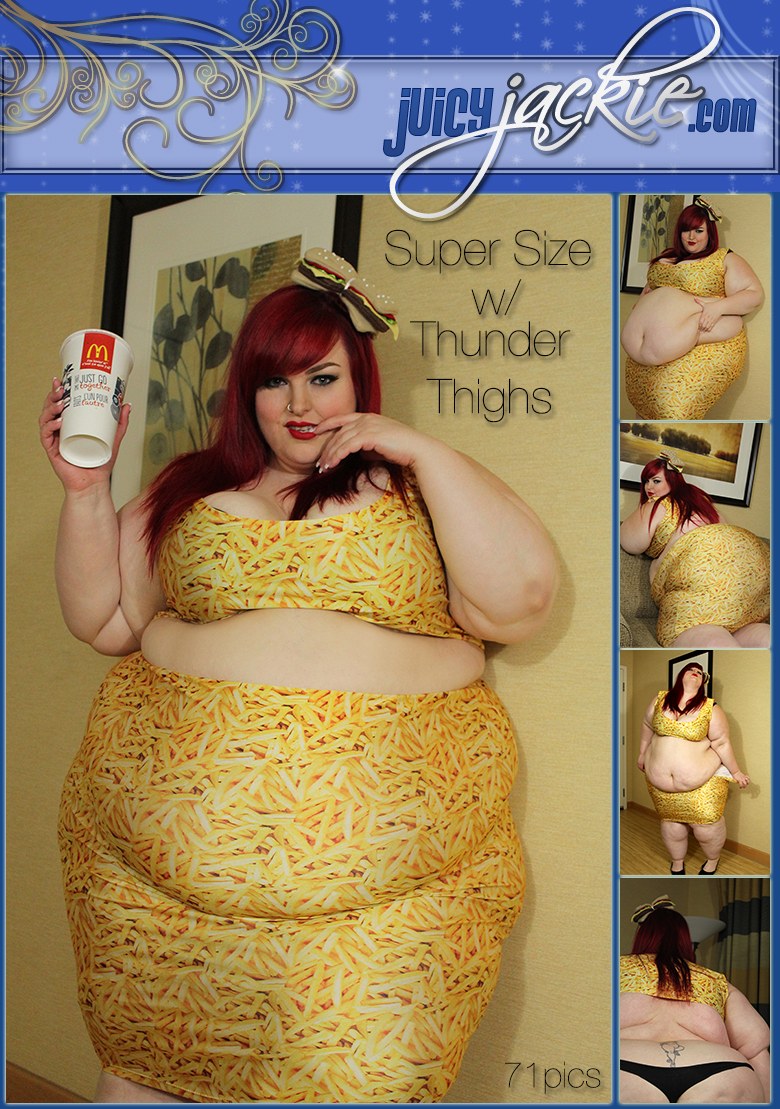 Fat women with a big back