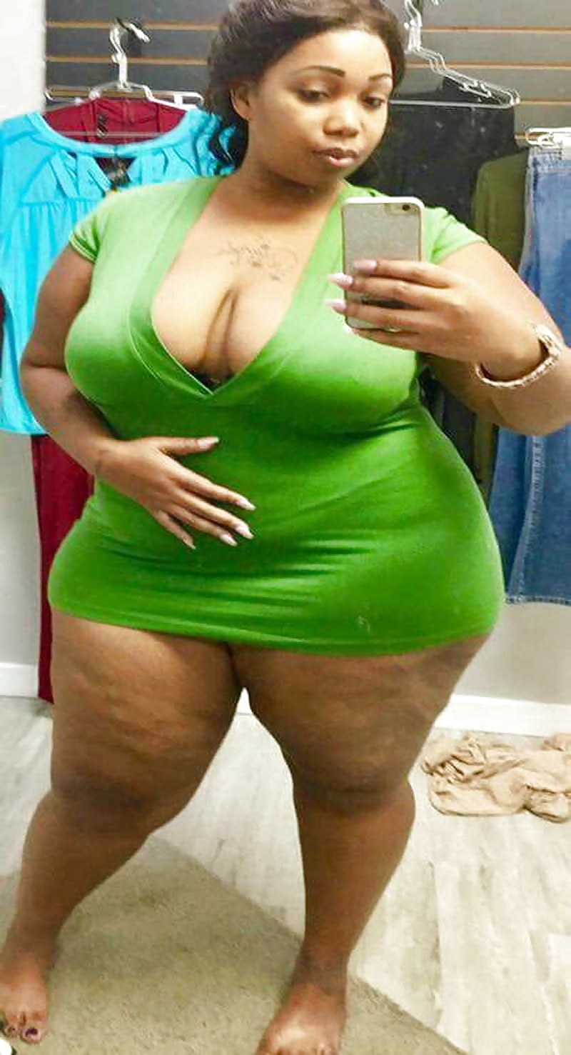 Fat black woman blonde