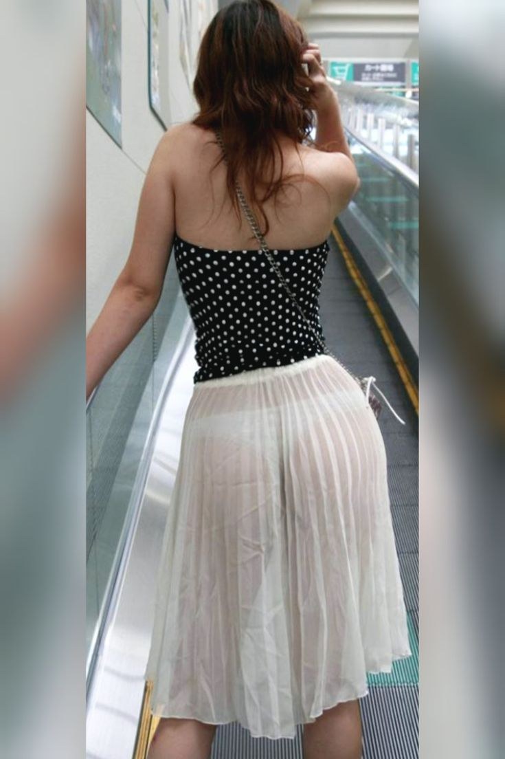 Ass in an amateur dress