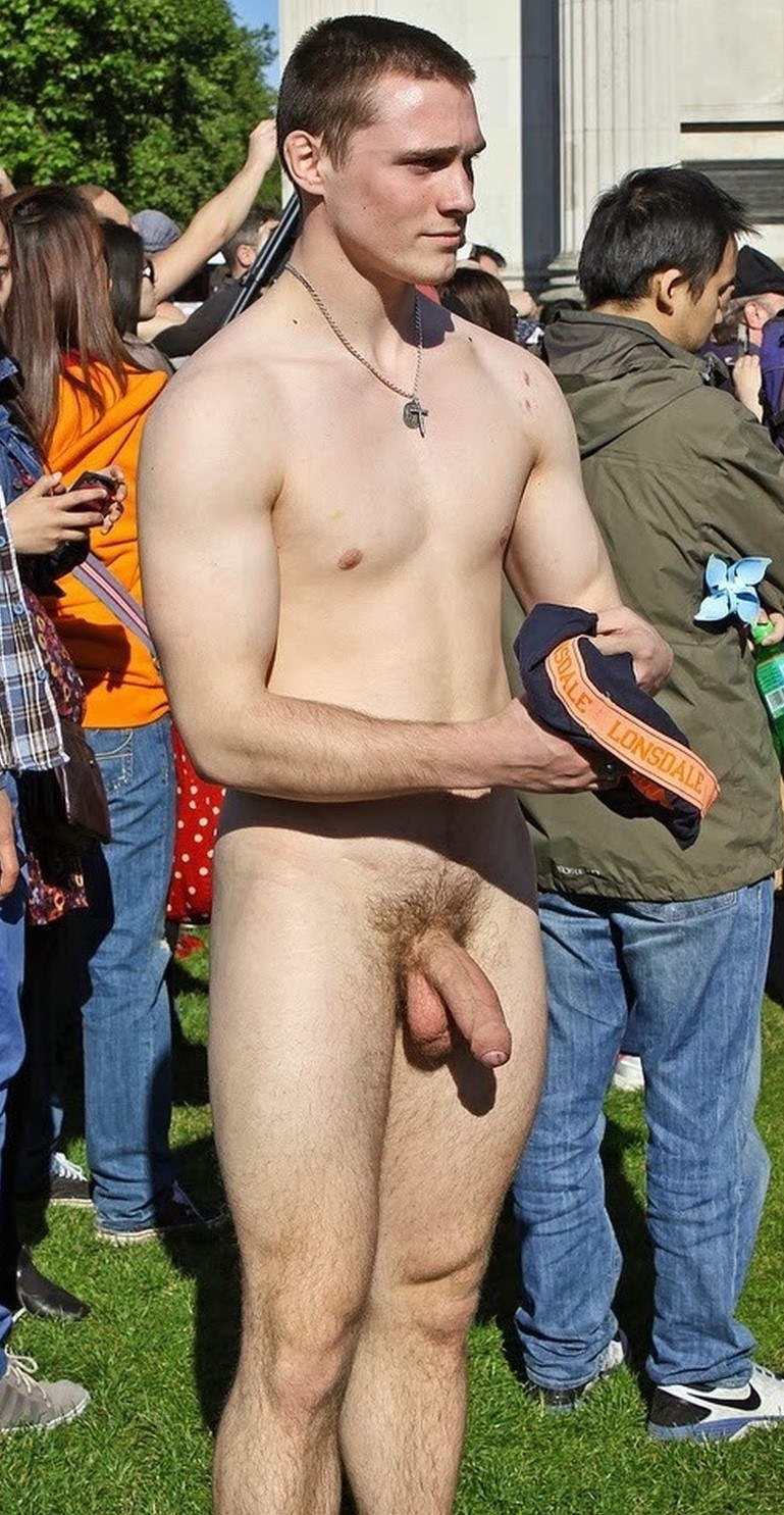 The guy undressed on the street