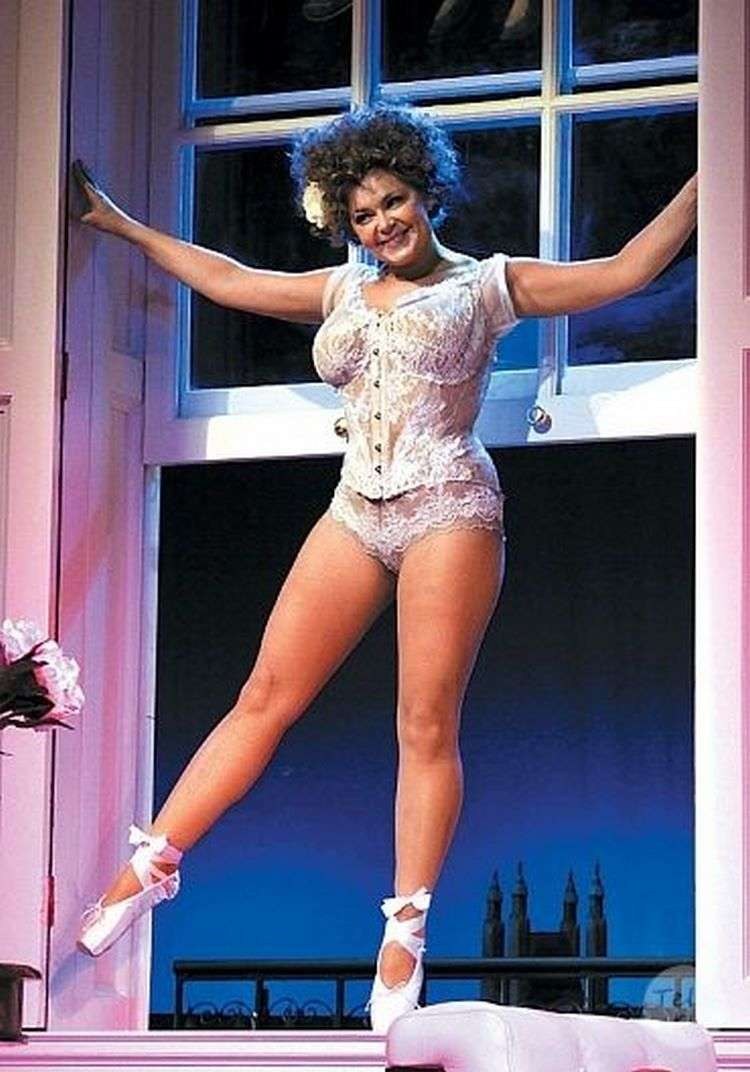 Irina Pegogo in underwear