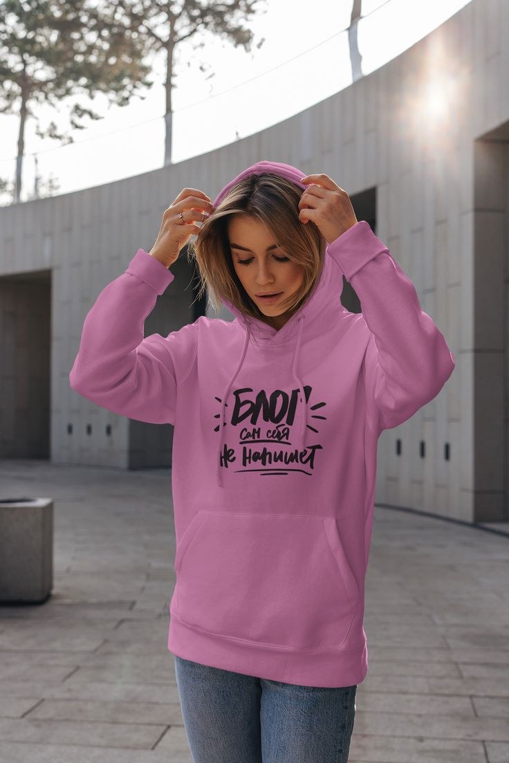 Hentai girl in a sweatshirt