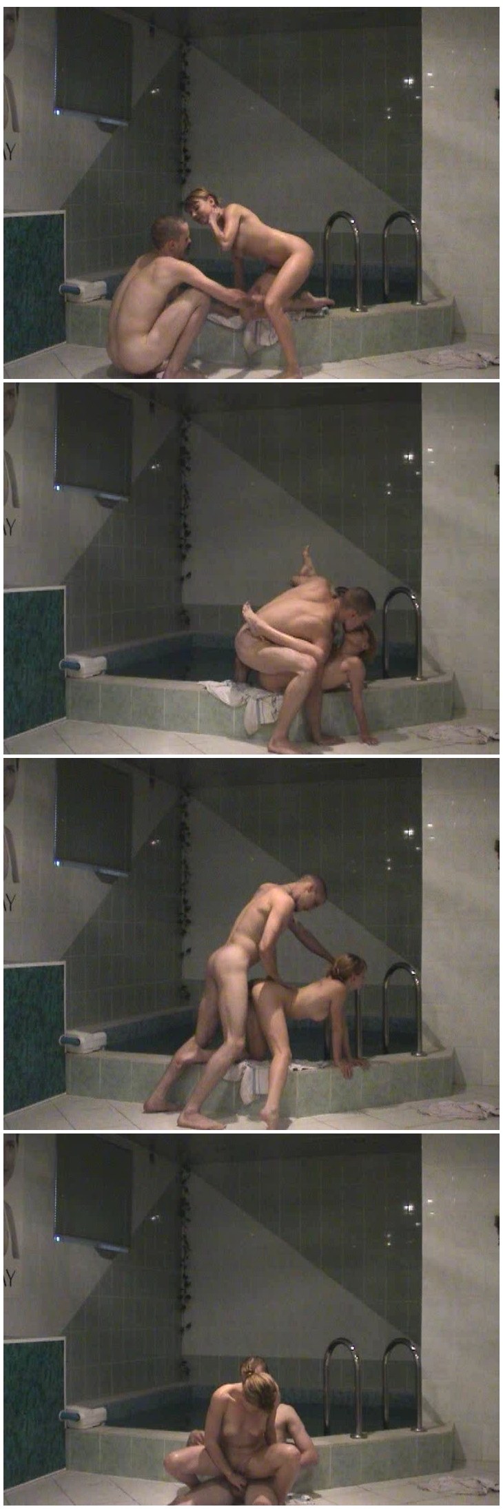 Saransk fucked a blonde in a bathhouse