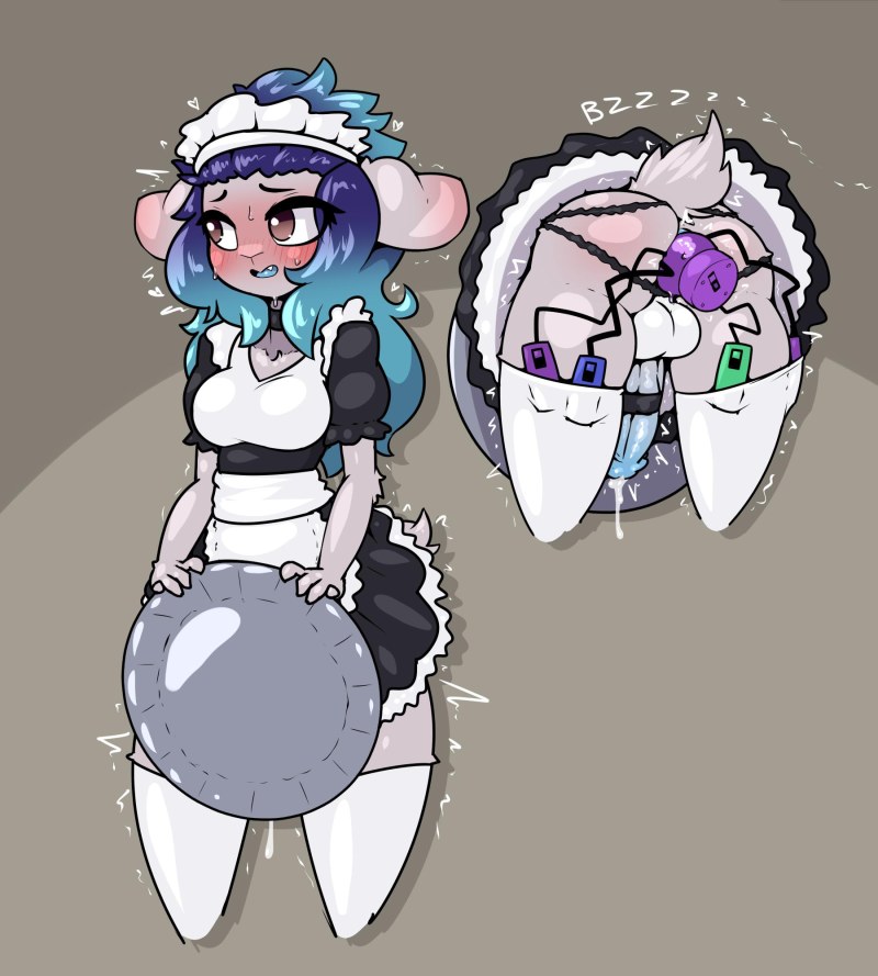 Silicone costume of a woman