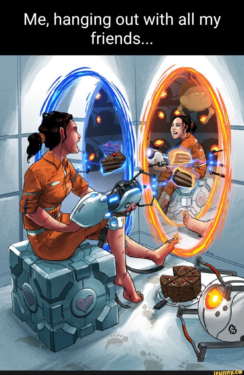 Chelle and Glados R34
