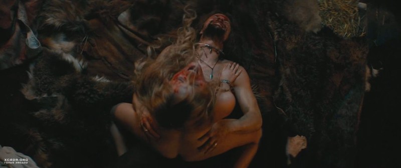 Naked Maude Hirst from the Vikings series