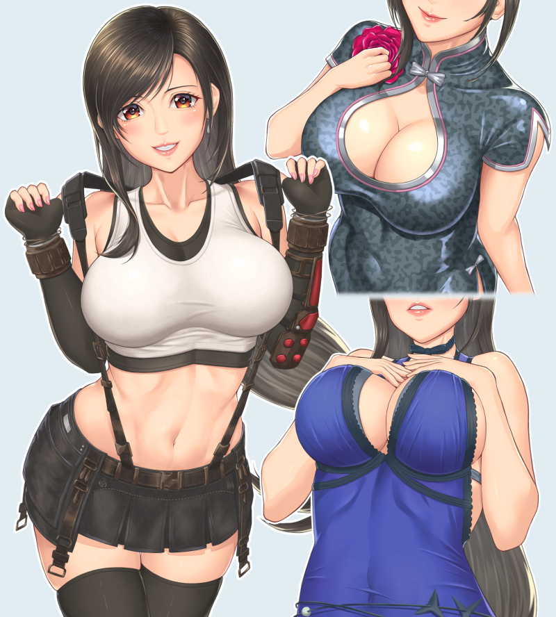 Tifa Lockhart Final Fantasy Breast 3D