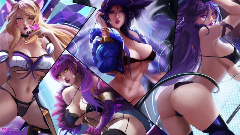 Akali KDA ultraviolet hentai