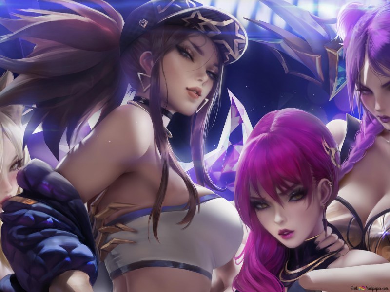 League of Legends Hentai Akali Kda Neon