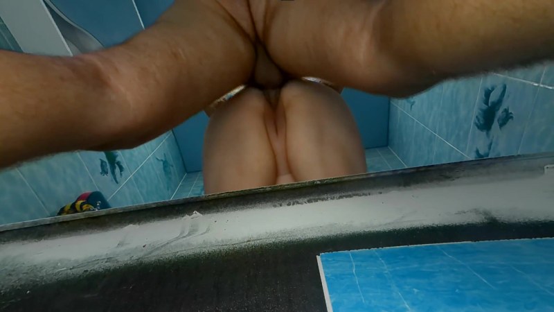 Hidden camera fuck in the kitchen