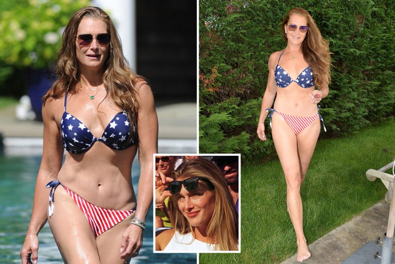 Brooke Shields in bikini