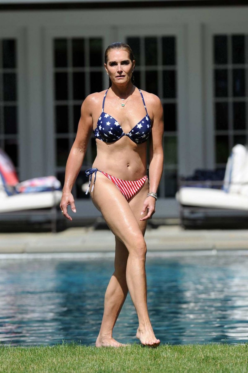 Brooke Shields in his youth