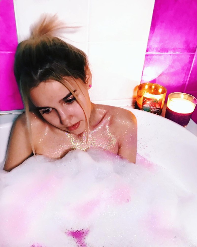 Eva Miller in a swimsuit