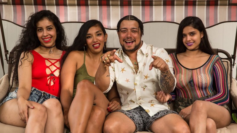 Tourists in the mountains