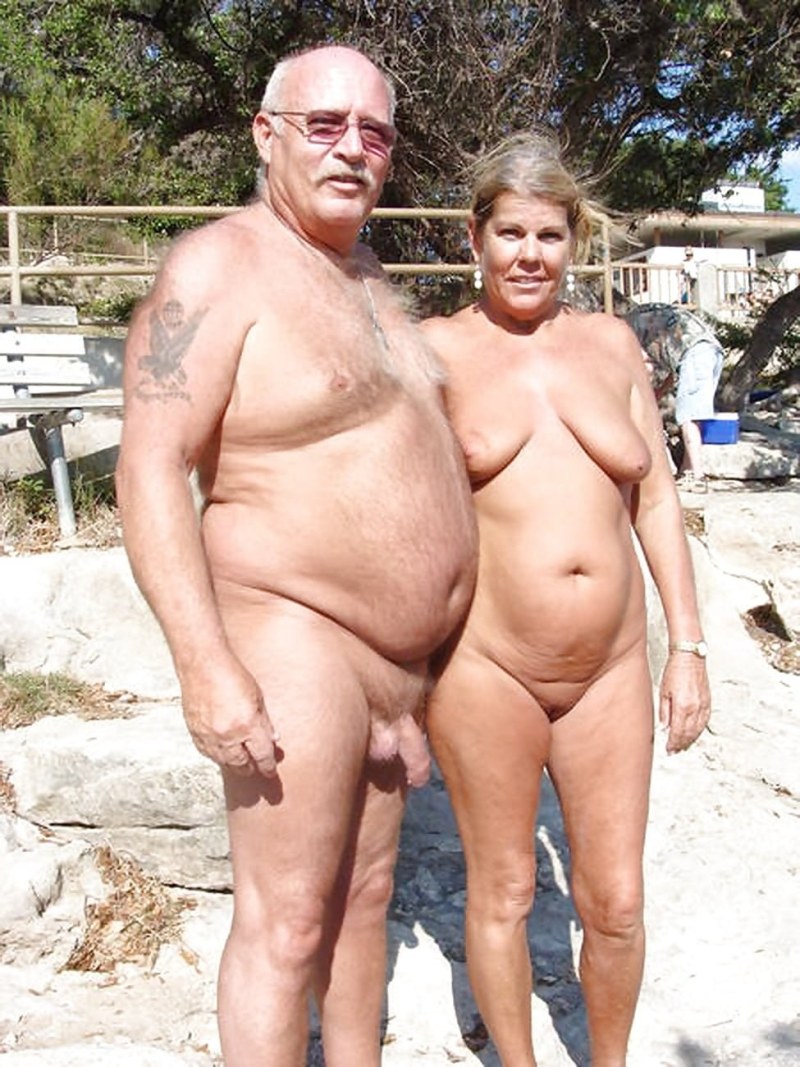 Naked old women and old men