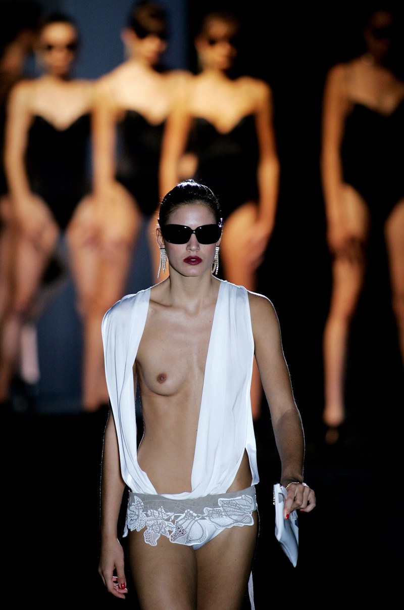 Nudity on fashion shows