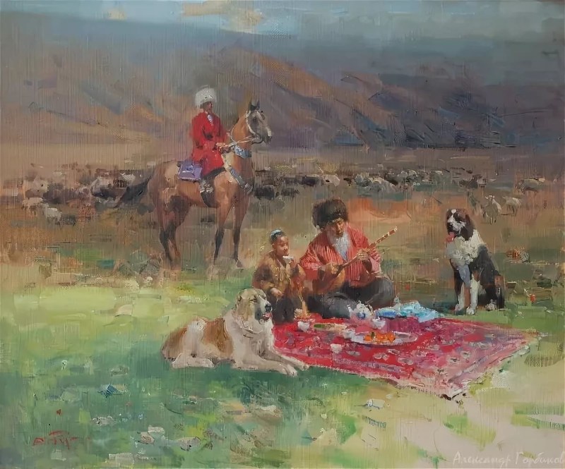 Turkmen Artist Aihan Khadzhiev