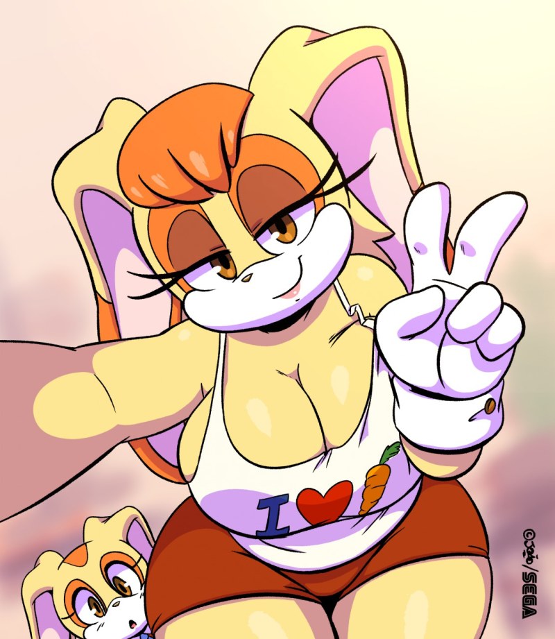 Cream The Rabbit and Vanilla The Rabbit