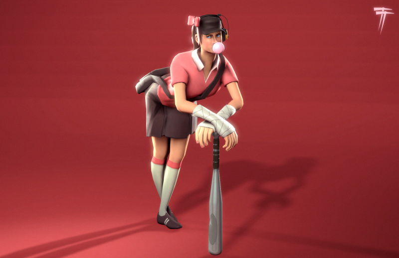 Team Fortress 2 Fem Scout